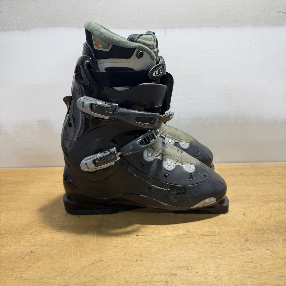 Salomon Verse Ski Boots Mens US 13 Gray Sensifit Thermicfit Speed Lace RX881